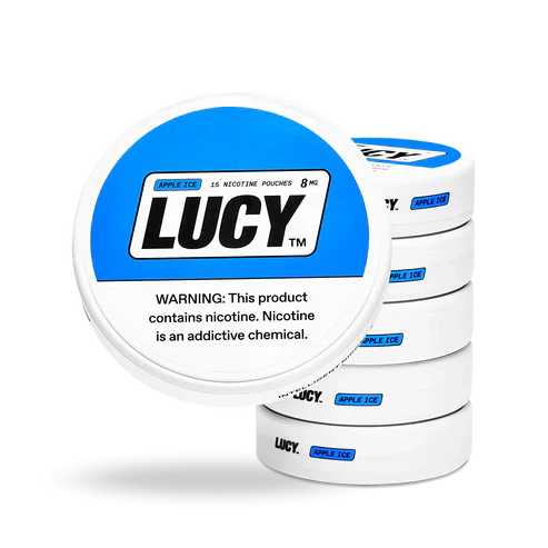 Lucy Nicotine Pouches 3.9 Oz Apple Ice 8mg