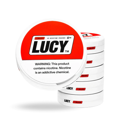 Lucy Nicotine Pouches 3.9 Oz Cinnamon 12mg