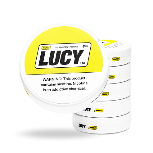 Lucy Nicotine Pouches 3.9 Oz Mango 8mg