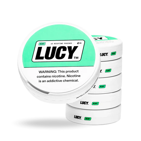 Lucy Nicotine Pouches 3.9 Oz Mint 4mg
