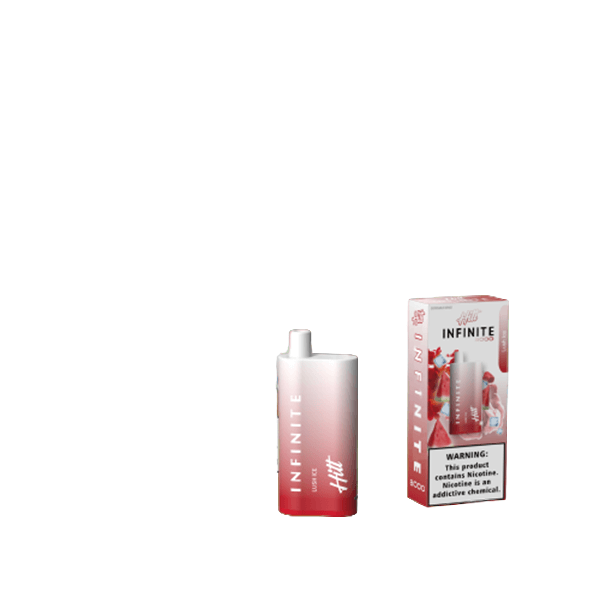Hitt Infinite Disposable 8000 Puffs 20mL 50mg | 10 Per Pack | Lush Ice with packaging