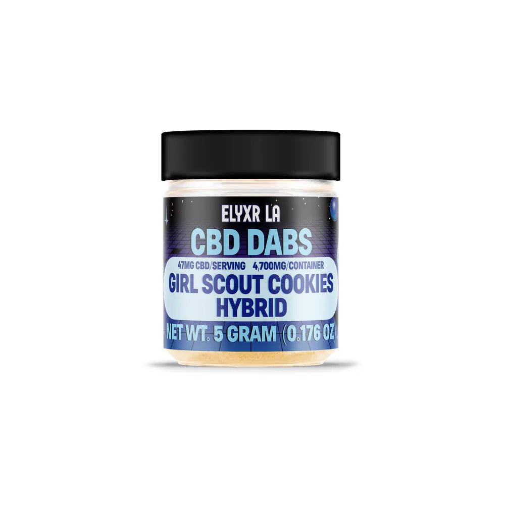 Elyxr LA CBD Dabs 5grams Girl Scout Cookies Hybrid
