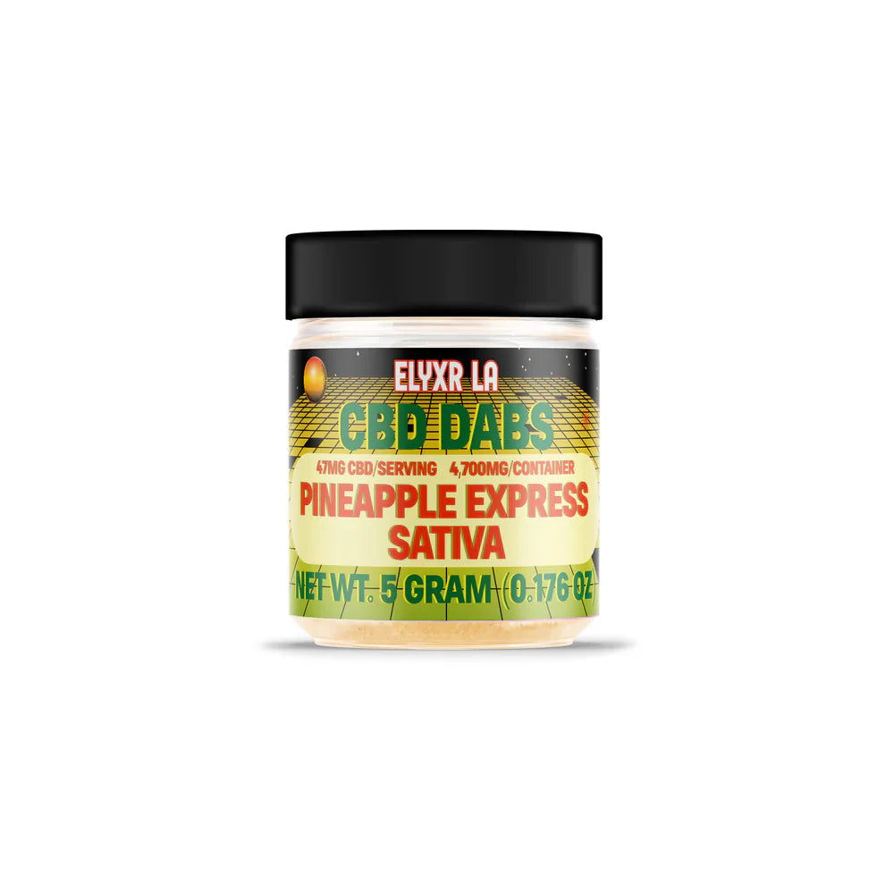 Elyxr LA CBD Dabs 5grams Pineapple Express Sativa