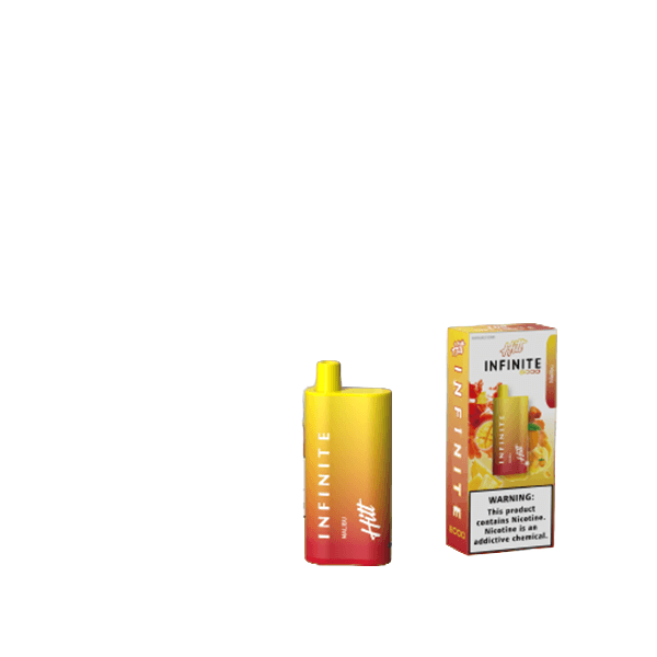 Hitt Infinite Disposable 8000 Puffs 20mL 50mg | 10 Per Pack | Malibu with packaging