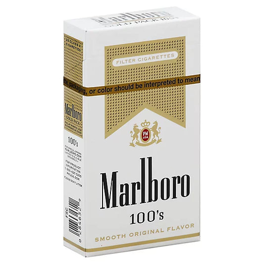 Marlboro Main Gold Packaging | 100's
