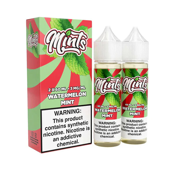 Mints Series E-Liquid x2-60mL | Watermelon Mint with packaging
