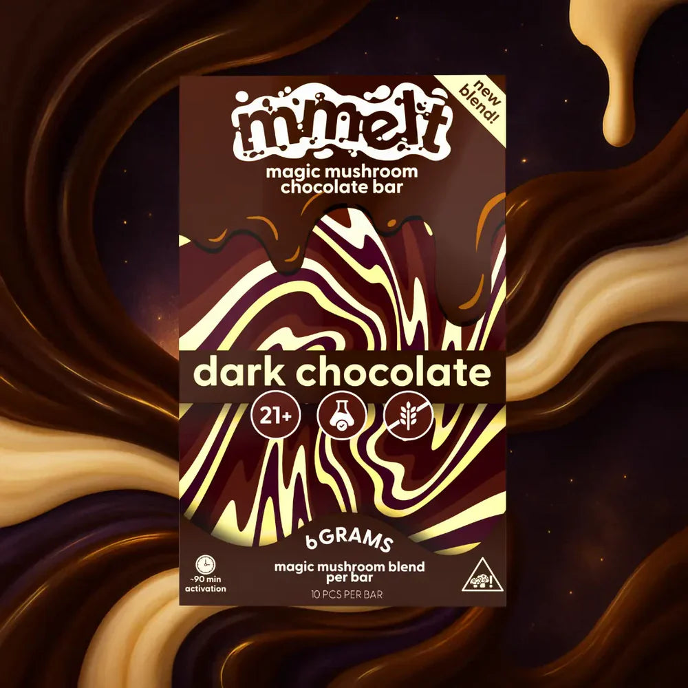 Mmelt Mushroom Chocolate Dark Chocolate (6g)