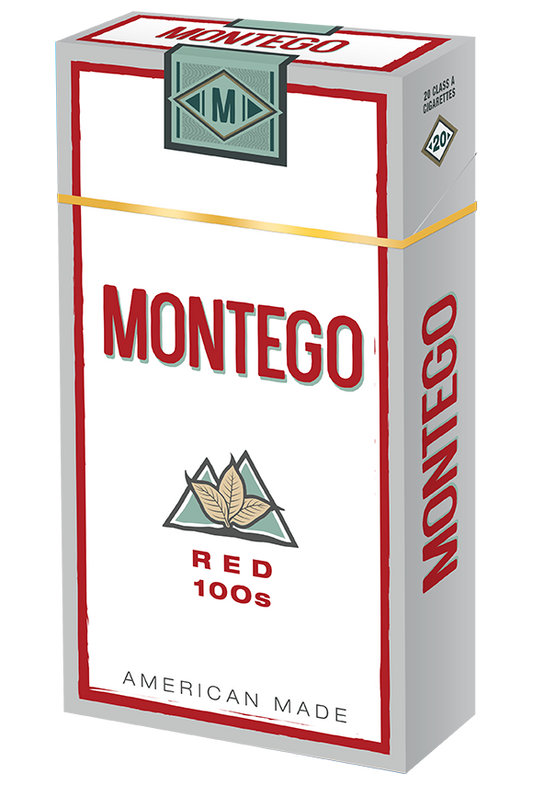 Montego Red 100s packaging