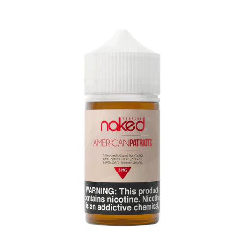 Naked 100 E-Liquid 60ML 0% American Patriots