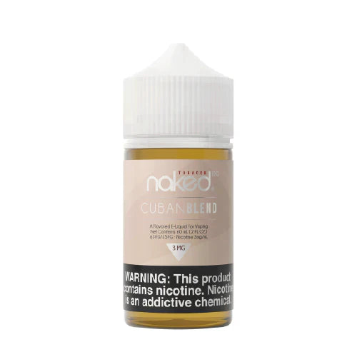 Naked 100 E-Liquid 60ml - CUBAN BLEND