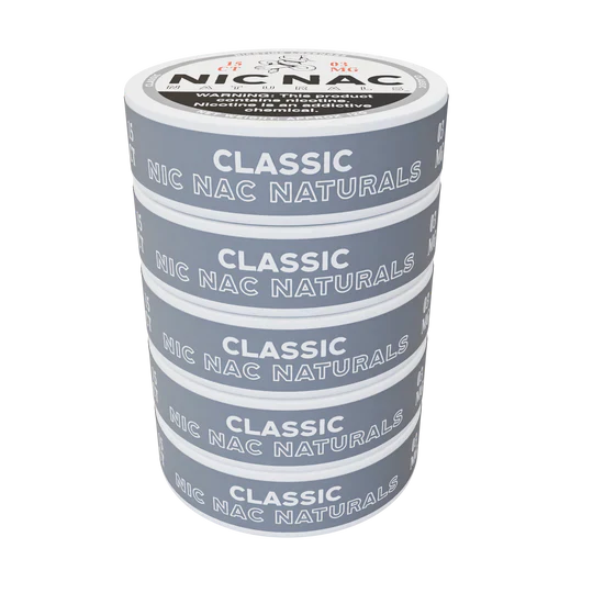 Nic Nac Naturals Nicotine Loznges 5Ct 2.11 Oz Classic 3mg