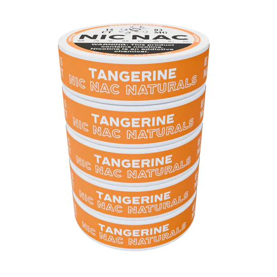 Nic Nac Naturals Nicotine Loznges 5Ct 2.11 Oz Tangerine 3mg
