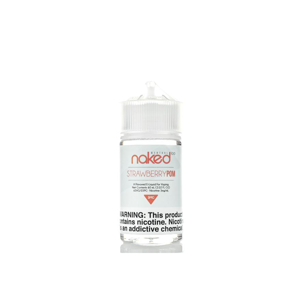 Naked 100 E-Liquid 60mL | PMTA Submitted (Freebase) | Strawberry Pom Brain Freeze