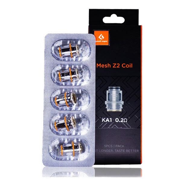 Geekvape Z Series Coil (5-Pack) Z2 Mesh Coil 0.2ohm with Packaging