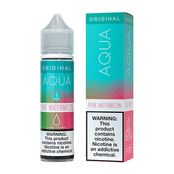 Aqua Series E-Liquid 60mL (Freebase) | Pure Watermelon with Packaging