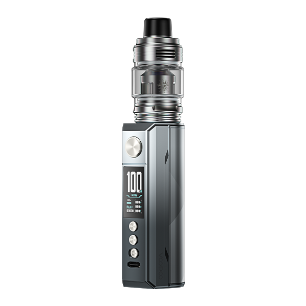 VooPoo Drag M100S Kit | Silver / Black