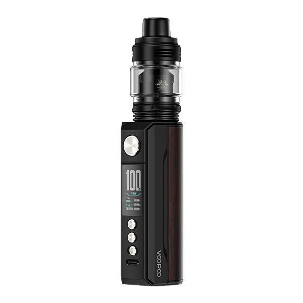 VooPoo Drag M100S Kit | Black / Darkwood
