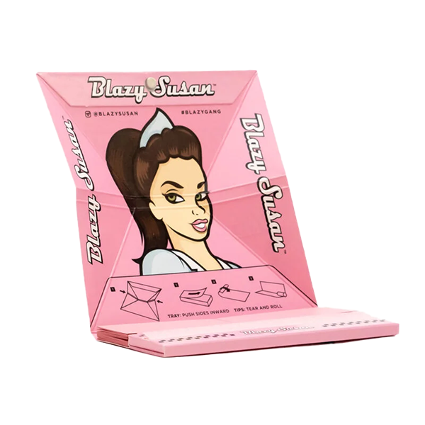Blazy Susan Delux Rolling Kit 1¼” (20pc Display) Pink