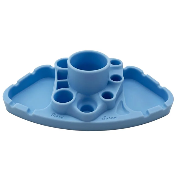 Blazy Susan Silicone Deluxe Dab Station | Blue