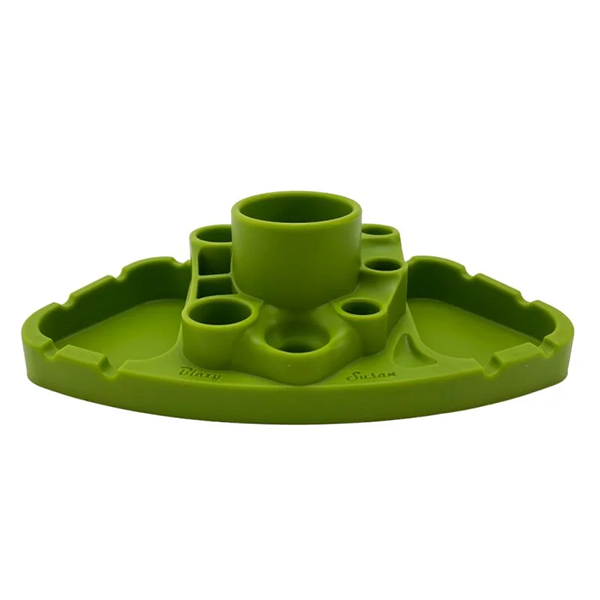 Blazy Susan Silicone Deluxe Dab Station | Green
