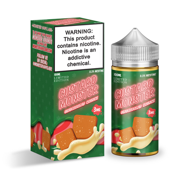 Jam Monster Series E-Liquid 100mL (Freebase) • Original, Ice, Lemonade, Etc.