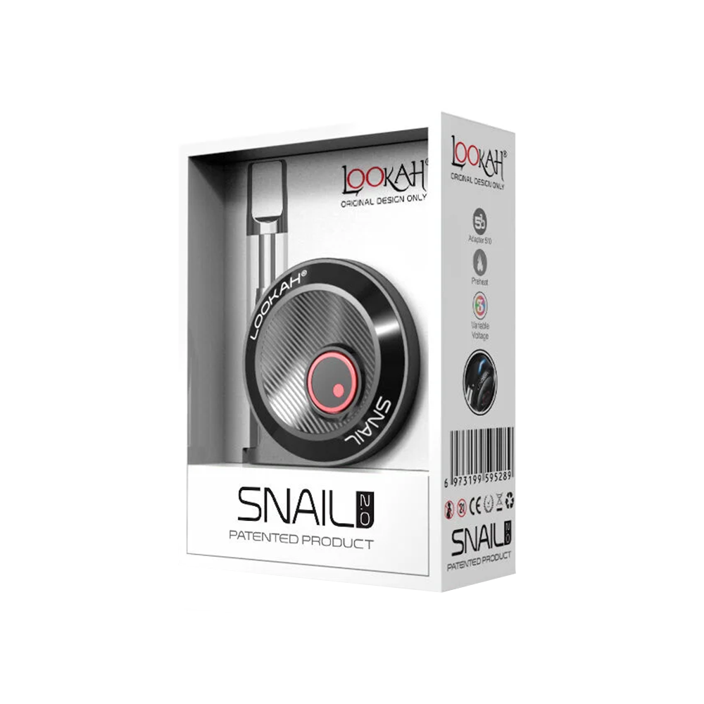 Lookah Snail 2.0 510 Thread Battery | Black with Packaging