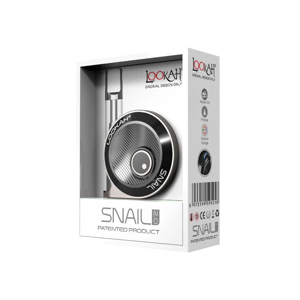 Lookah Snail 2.0 510 Thread Battery | Gray with Packaging