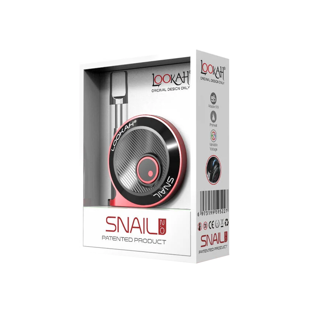 Lookah Snail 2.0 510 Thread Battery | Red with Packaging