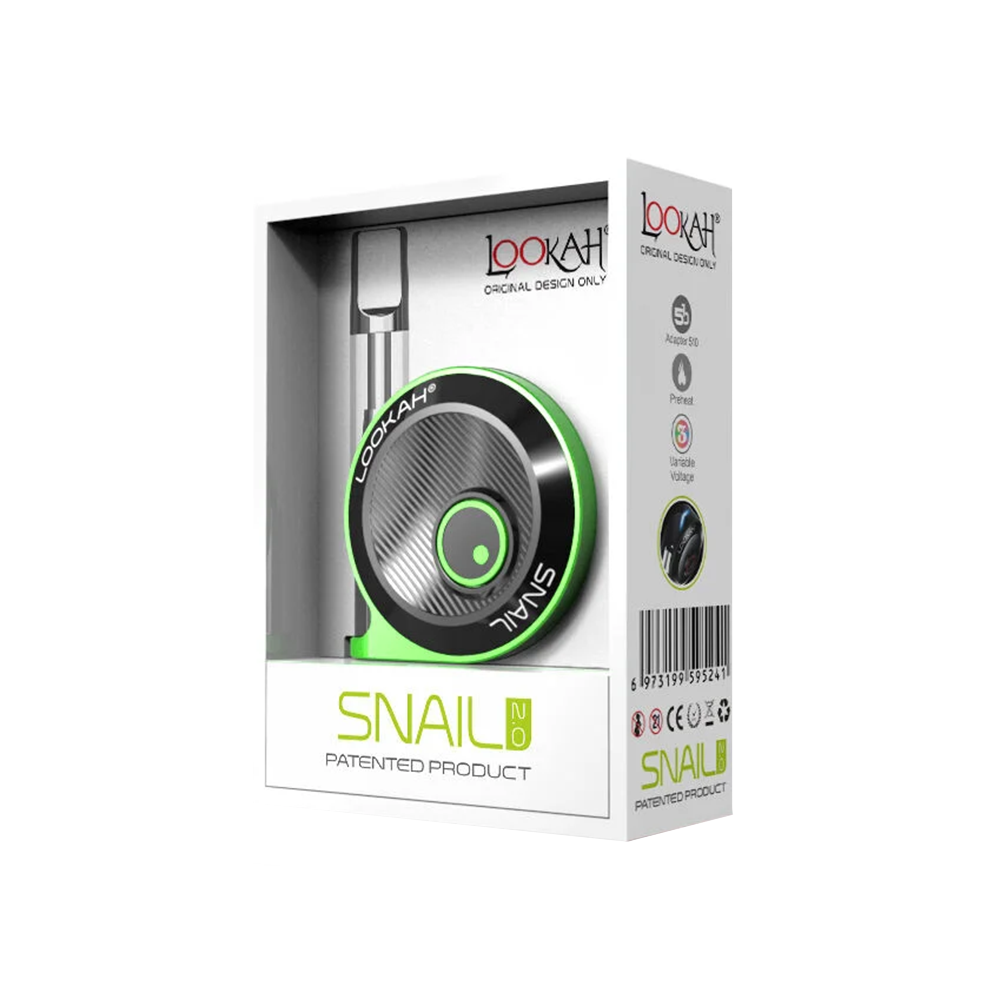 Lookah Snail 2.0 510 Thread Battery | Green with Packaging