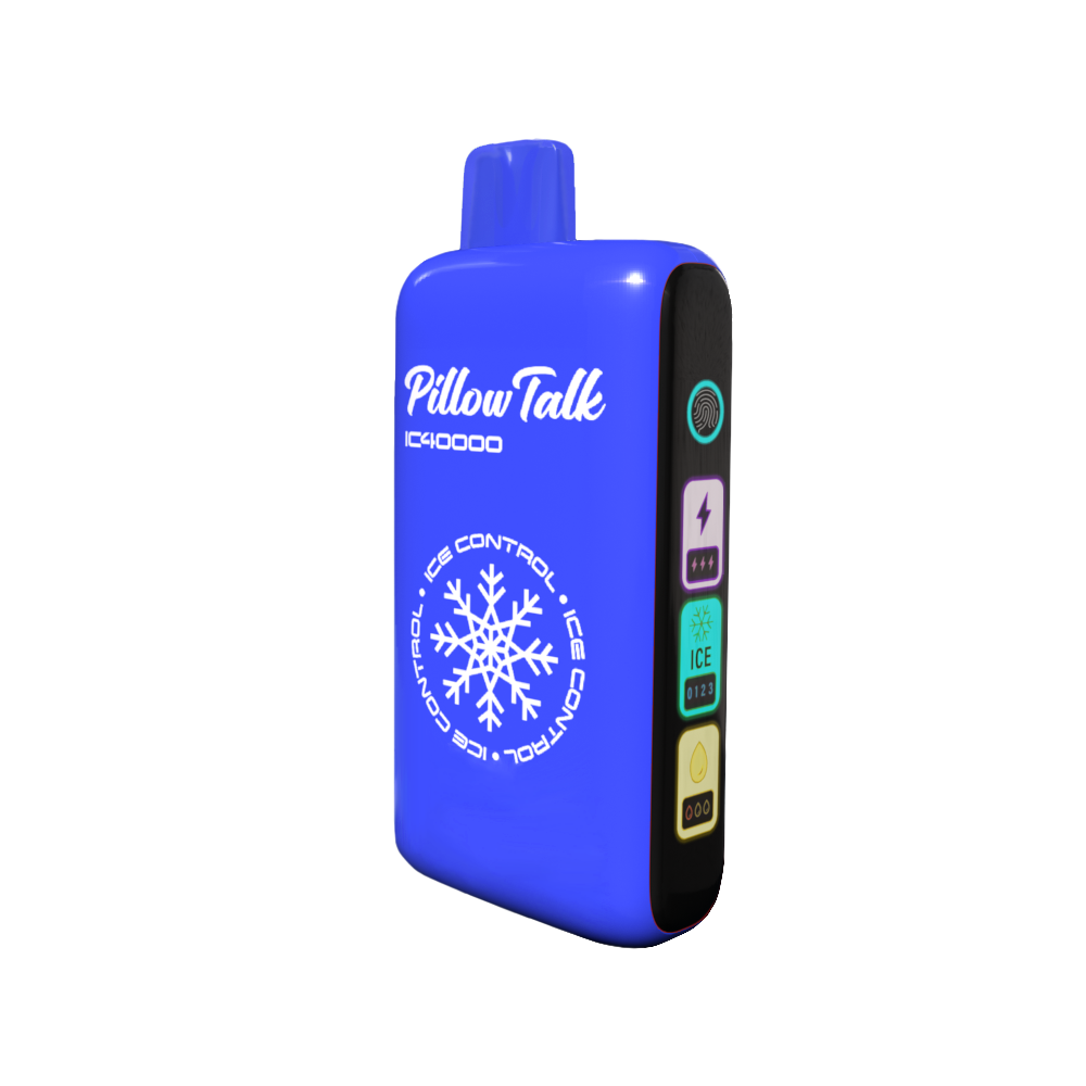 Pillow Talk IC40000 Disposable 40000 Puffs 20mL 50mg | MOQ 5 Blue Razz Ice