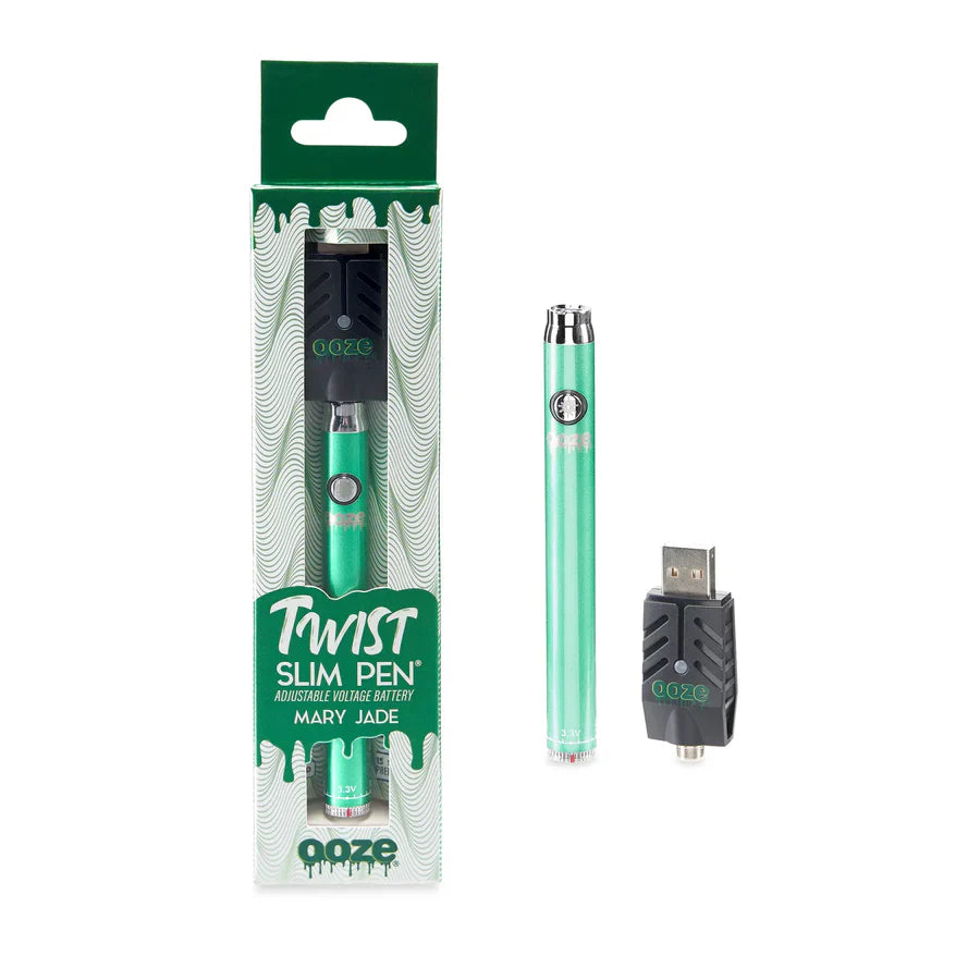OOZE Twist Slim Pen Adjustable Voltage Battery Mary Jade with Packaging