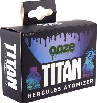 OOZE Titan Replacement Atomizer 2pk Rainbow Packaging