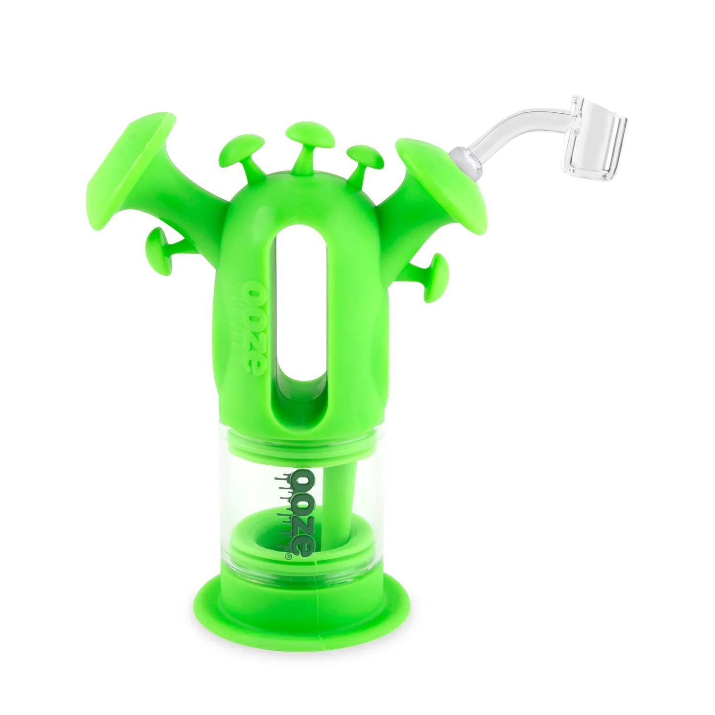 OOZE TRIP PIPE SILICONE BUBBLER Green