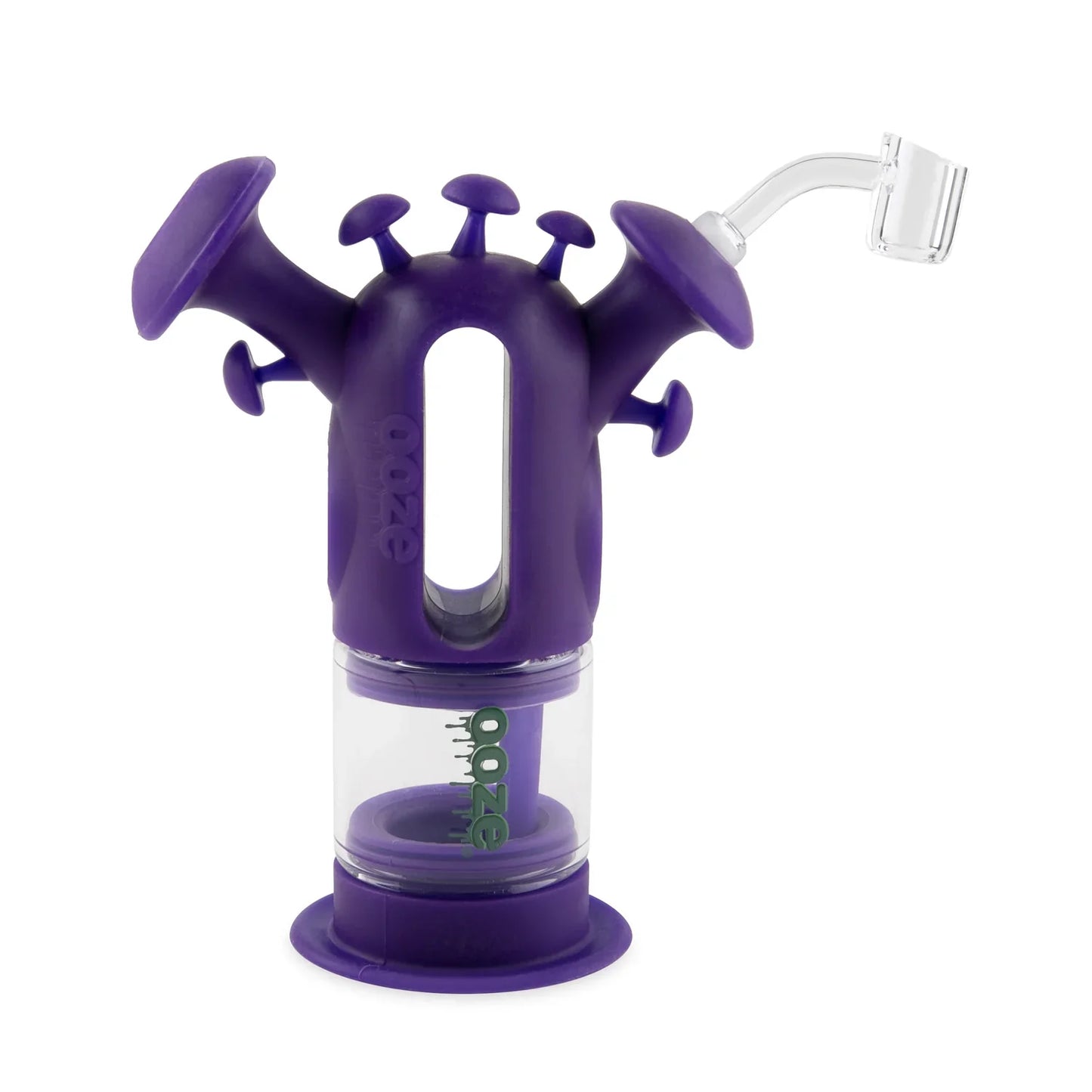 OOZE TRIP PIPE SILICONE BUBBLER Purple