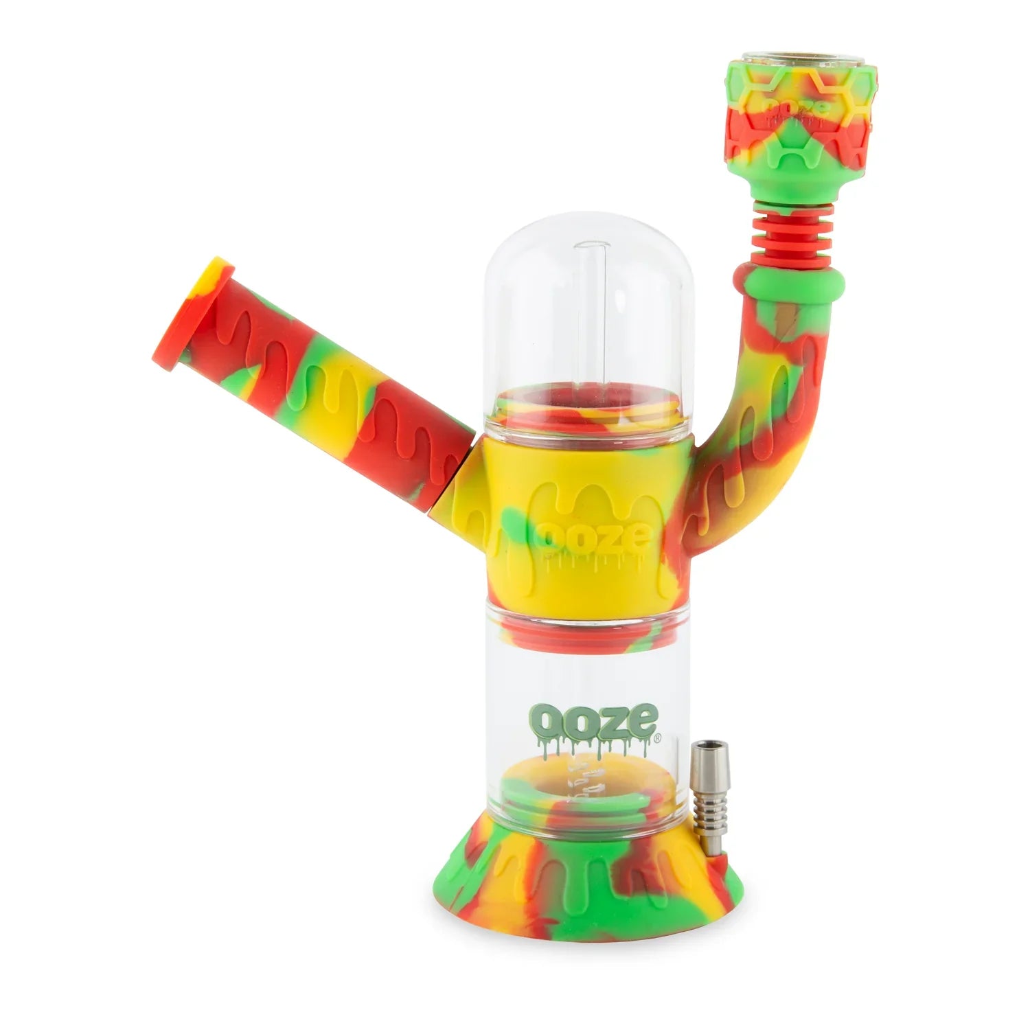 Ooze Cranium Silicone Water Pipe & Nectar Collectors Rasta