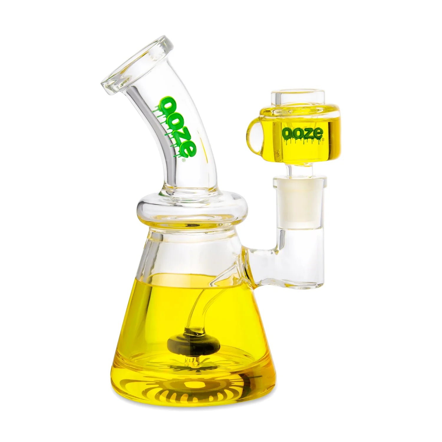 Ooze Glyco Glycerin Chilled Glass Water Pipe Mellow Yellow