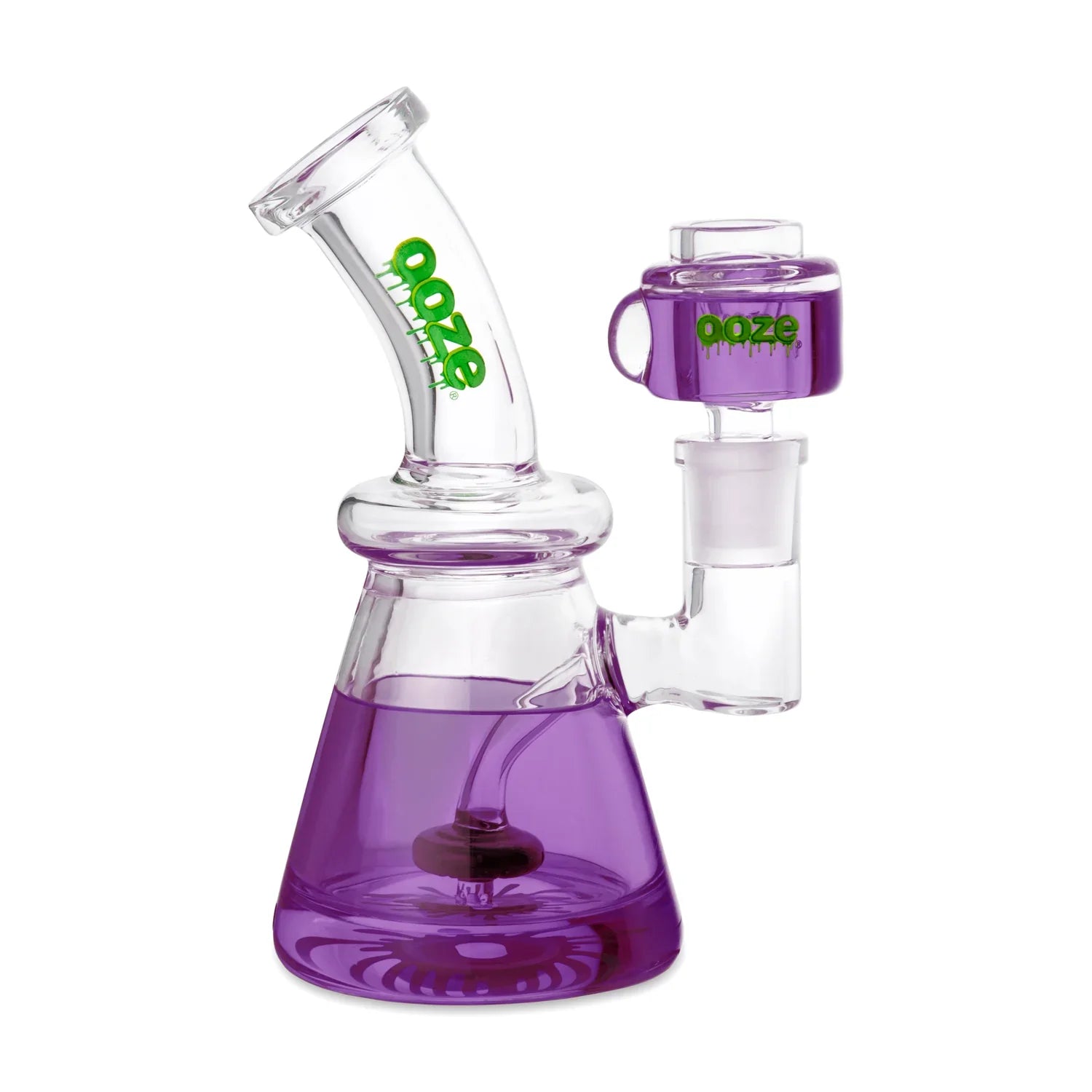 Ooze Glyco Glycerin Chilled Glass Water Pipe Ultra Violet