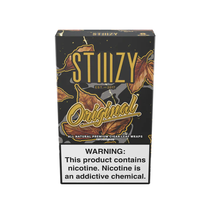 Stiiizy All Natural Premium Cigar Leaf Wraps 20ct Original Packaging