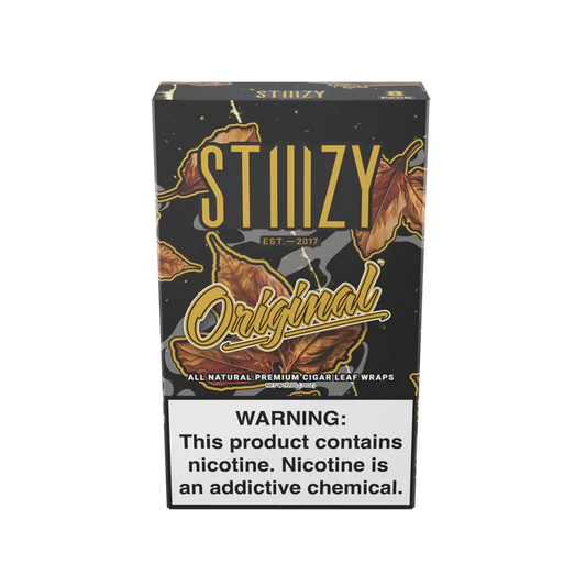 Stiiizy All Natural Premium Cigar Leaf Wraps 20ct Original Packaging