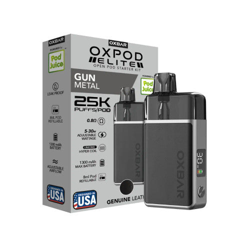 Oxpod Elite Starter Kit 25K Gun 
Metal with Packaging