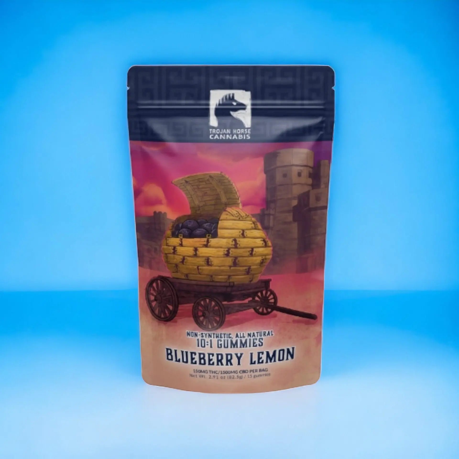 Trojan Horse Cannabis 30ct Blueberry Lemon