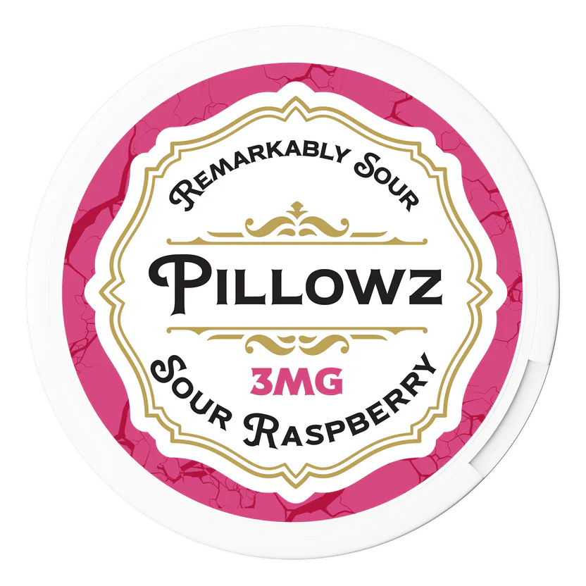 Pillowz TFN Pouches 5ct Sour Raspberry