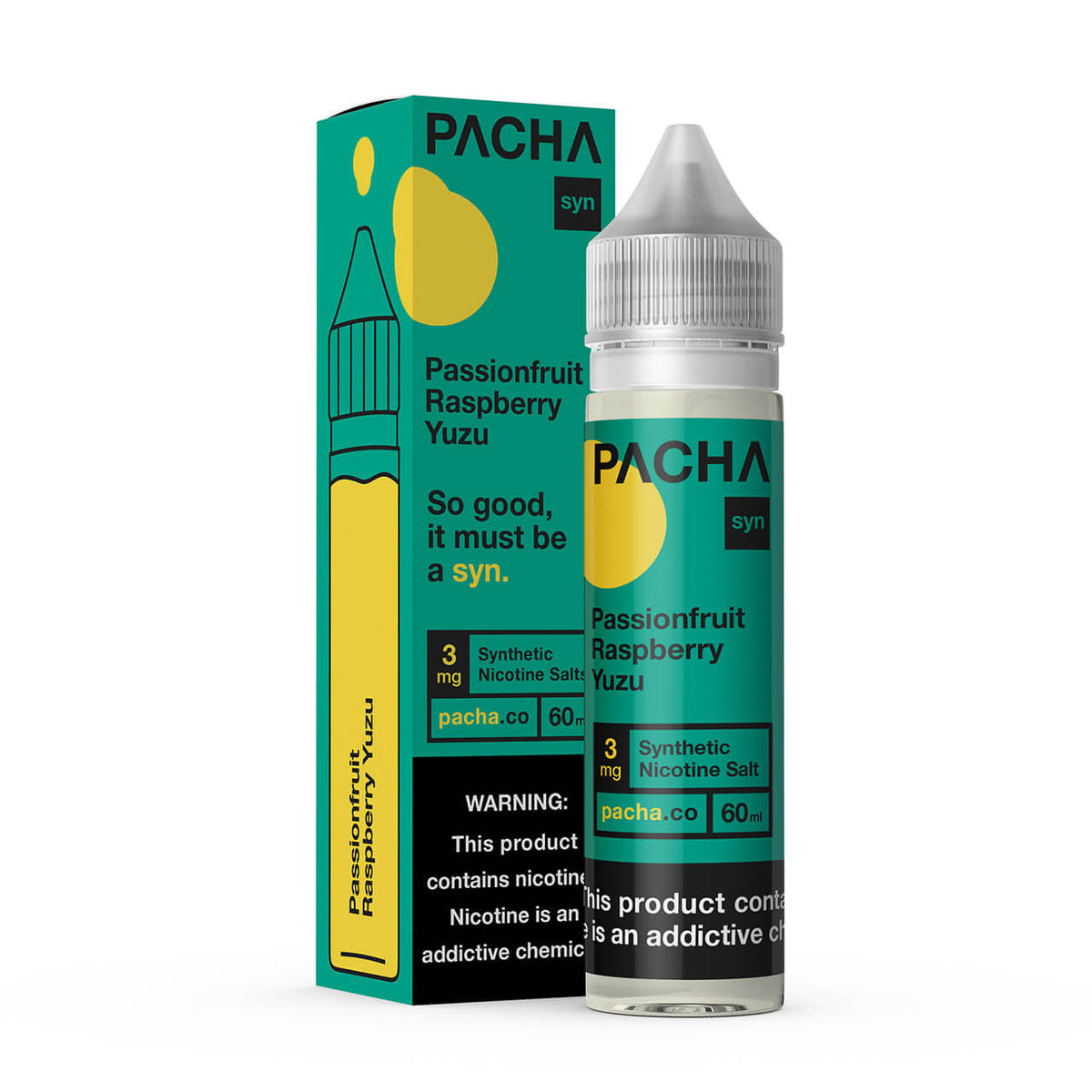 Pacha Syn | Passion Raspberry Yuzu with Packaging