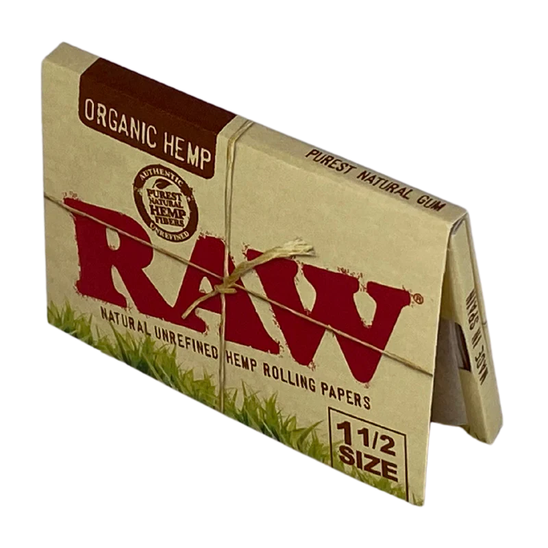 Raw Organic Hemp 1 1/2 25ct