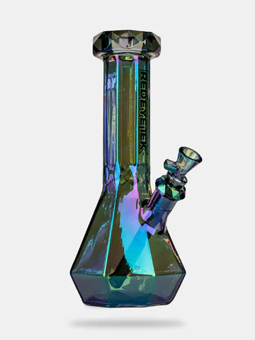 Red Eye Tek 12" Water Pipe K3155 Green | Glass