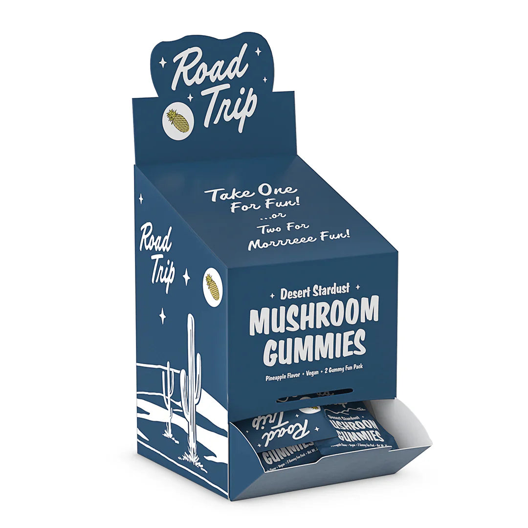 Road Trip Mushroom Gummies 30/2Ct Pineapple Box