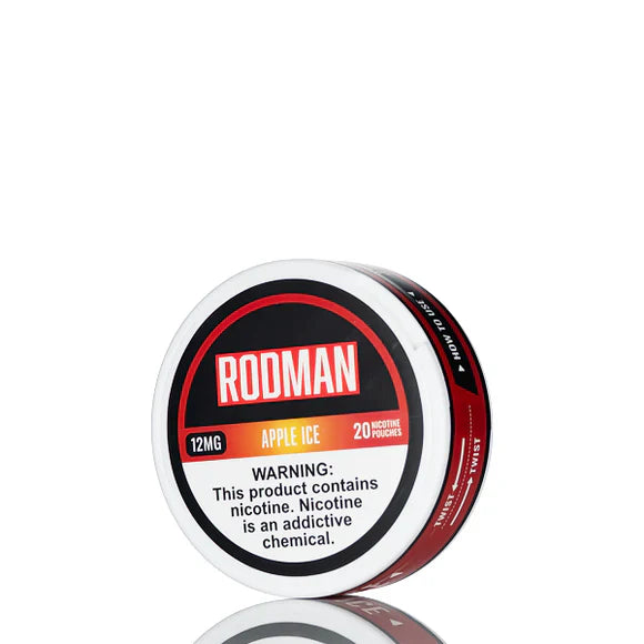 Rodman 5 Ct Roll 20 Pouches Apple Ice (12mg)