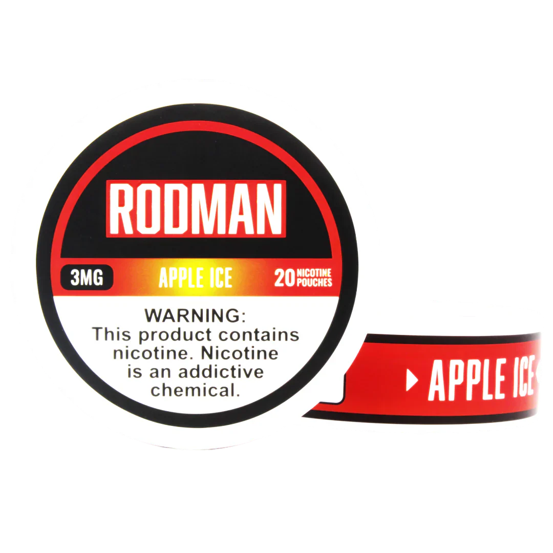Rodman 5 Ct Roll 20 Pouches Apple Ice (3mg)