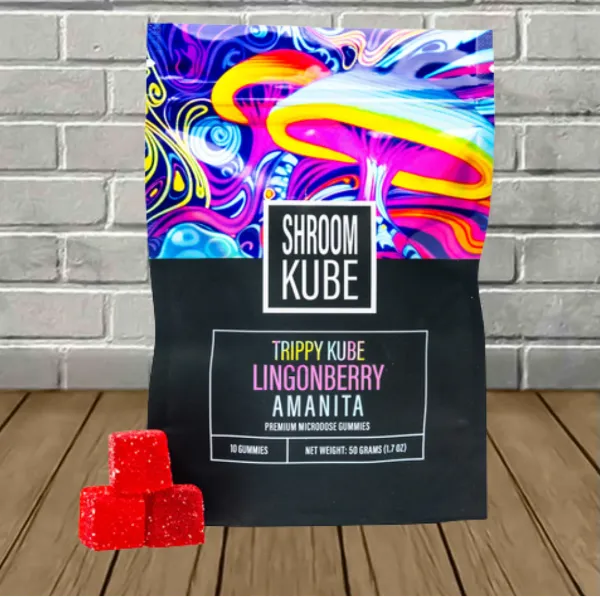 Shroom Kube 10Pk Trippy Kube Lingonberry Amanita