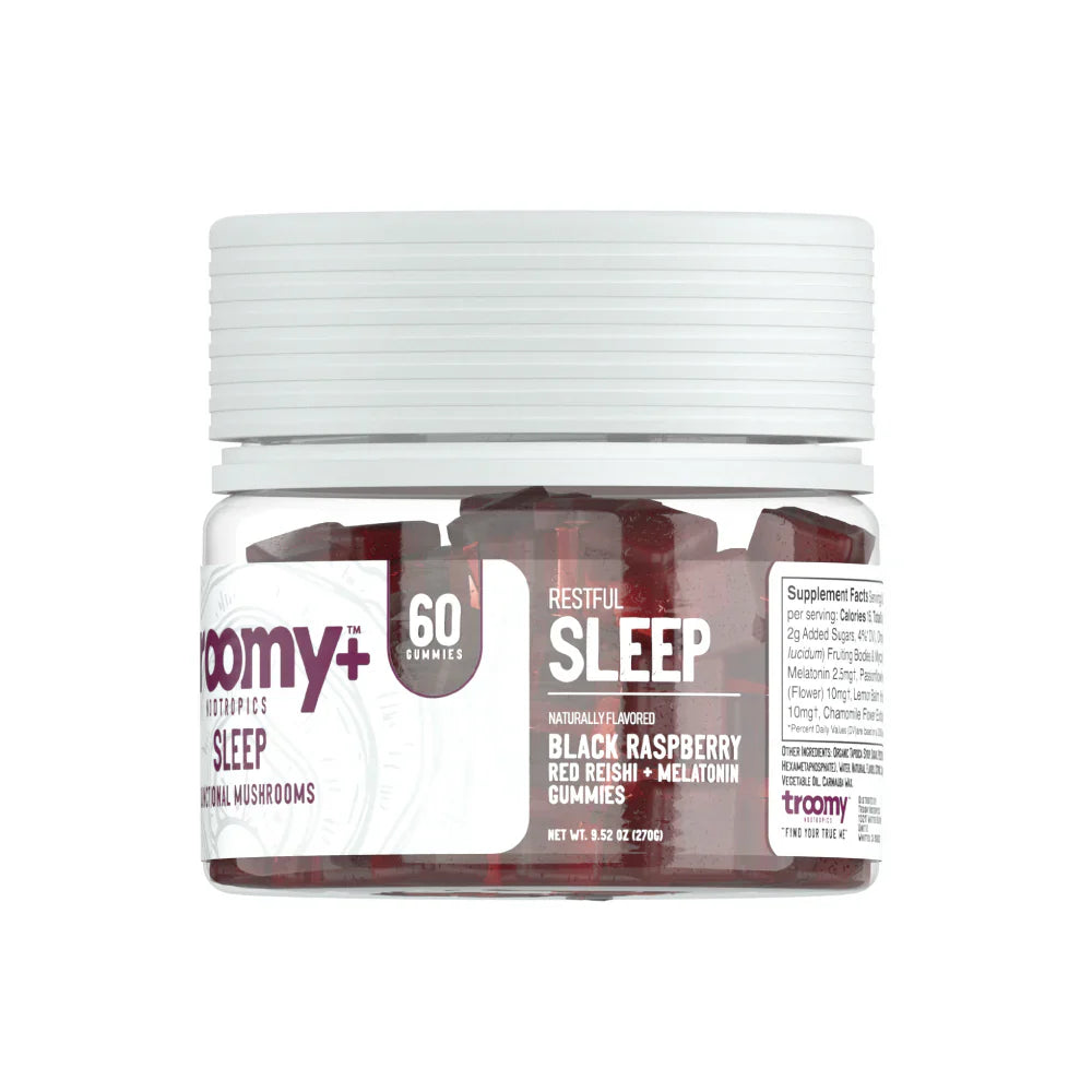 Troomy Mushroom Gummies 15ct Sleep Black Raspberry